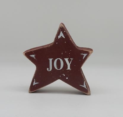 Picture of Wood Star-JOY(5"x5")